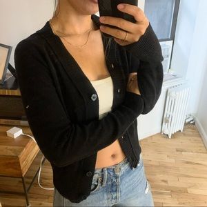 Everlane Black Cardigan